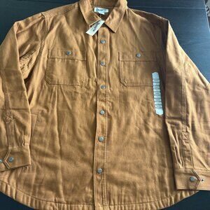 NEW Mens Duluth Trading Co. Fire Hose Flannel Lined Standard Fit Shirt XL